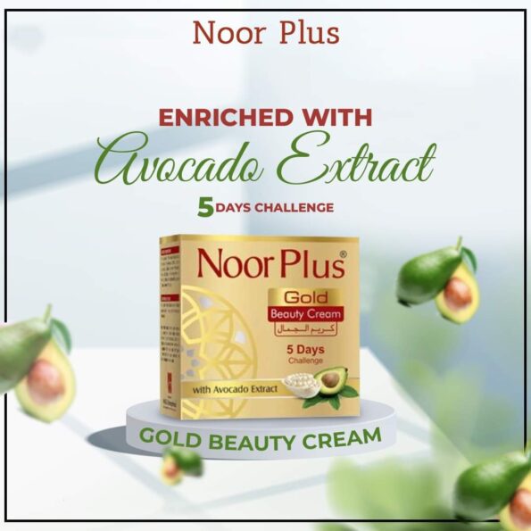 Noor Plus Gold Beauty Cream 30gm Aleena Cosmetics