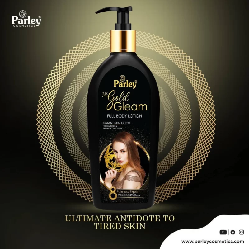Parley 24K Gold Gleam Full Body Lotion 500ml Bottle