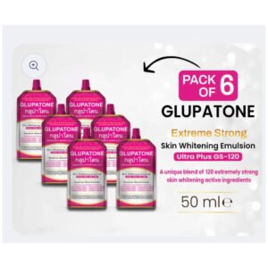 Glupatone Extreme Strong Skin Whitening Emulsion (50ml) Pack of 6