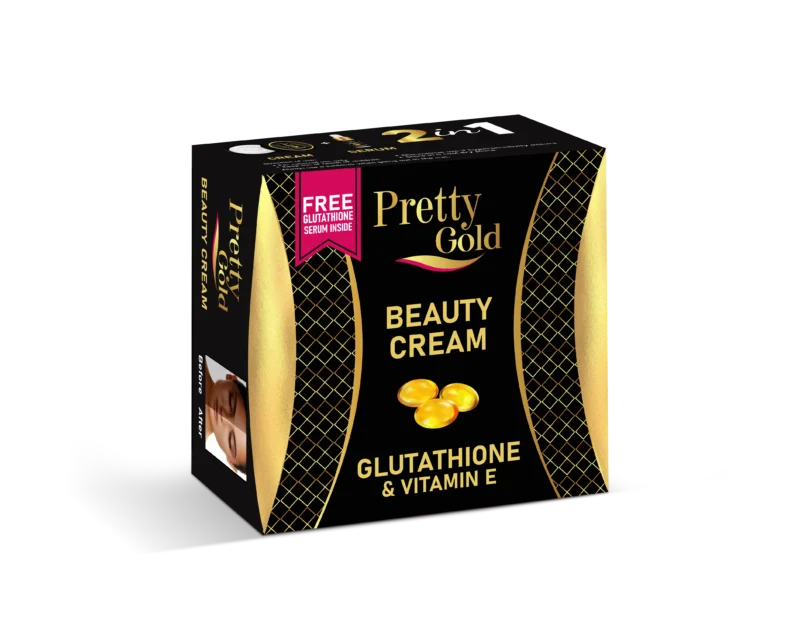 Pretty Gold Beauty Cream Glutathione & Vitamin-E (30gm)