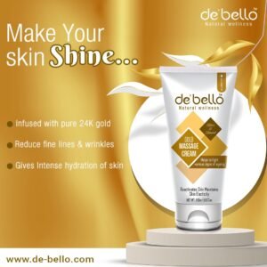 Debello 24K Gold Massage Cream (150ml)