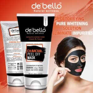 Debello Charcoal Peel-Off Mask (150ml)