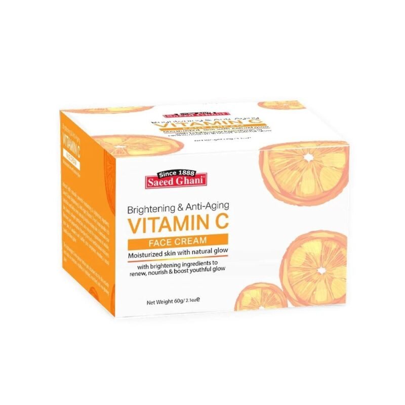 Saeed Ghani Vitamin-C Brightening & Anti Aging Face Cream (60gm)