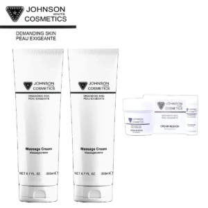 BUY 2 Johnson White Massage Cream GET Bleach Cream (28gm)