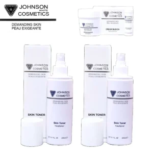 BUY 2 Johnson White Skin Toner GET Bleach Cream (28gm) FREE