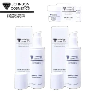 BUY 2 Johnson White Soothing Lotion GET Bleach Cream (28gm) FREE