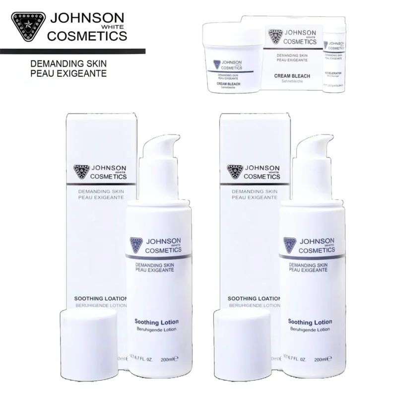 BUY 2 Johnson White Soothing Lotion GET Bleach Cream (28gm) FREE