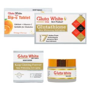 Gluta White Gluta + Gluta C + Cream (Brightening & Glowing Set)