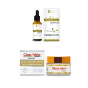 Gluta White Cream & Whitening Serum Set