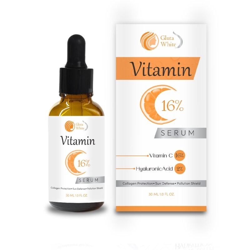 Gluta White Vitamin-C Serum for Face Glowing & Dark Spots (30ml)