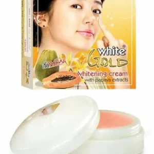 White Gold Whitening Cream Papaya Extract (30gm)