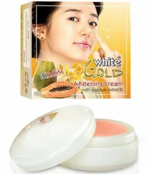 White Gold Whitening Cream Papaya Extract (30gm)