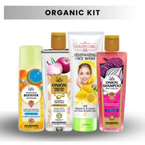Soft Touch Cosmetics Organic Kit (Onion Shampoo + Booster + Cleanser + Whitening Cream)