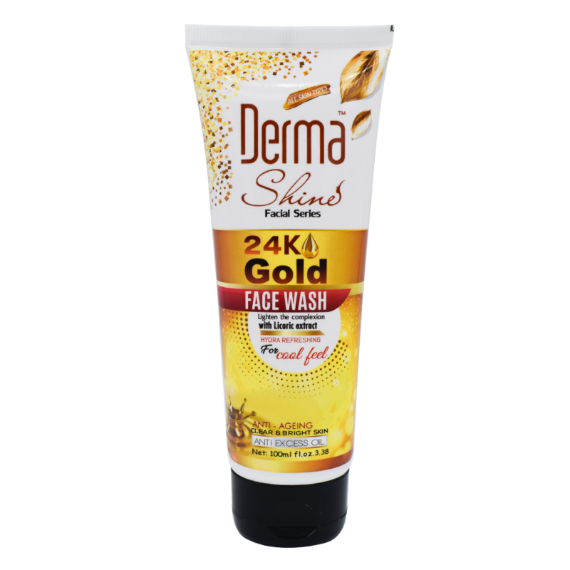 Derma Shine 24K Gold Face Wash (100ml)