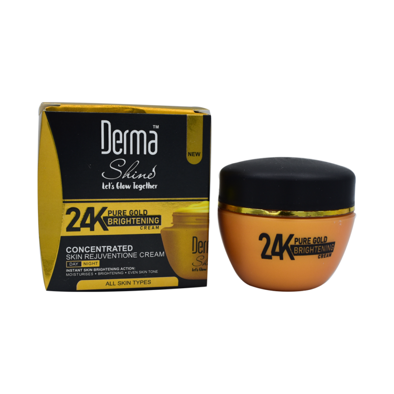 Derma Shine 24K Pure Gold Brightening Cream (50gm)