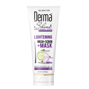 Derma Shine Lightening Wash + Scrub + Mask (3in1) (200ml)