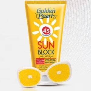 Golden Pearl Sun Block SPF-45 (60ml)