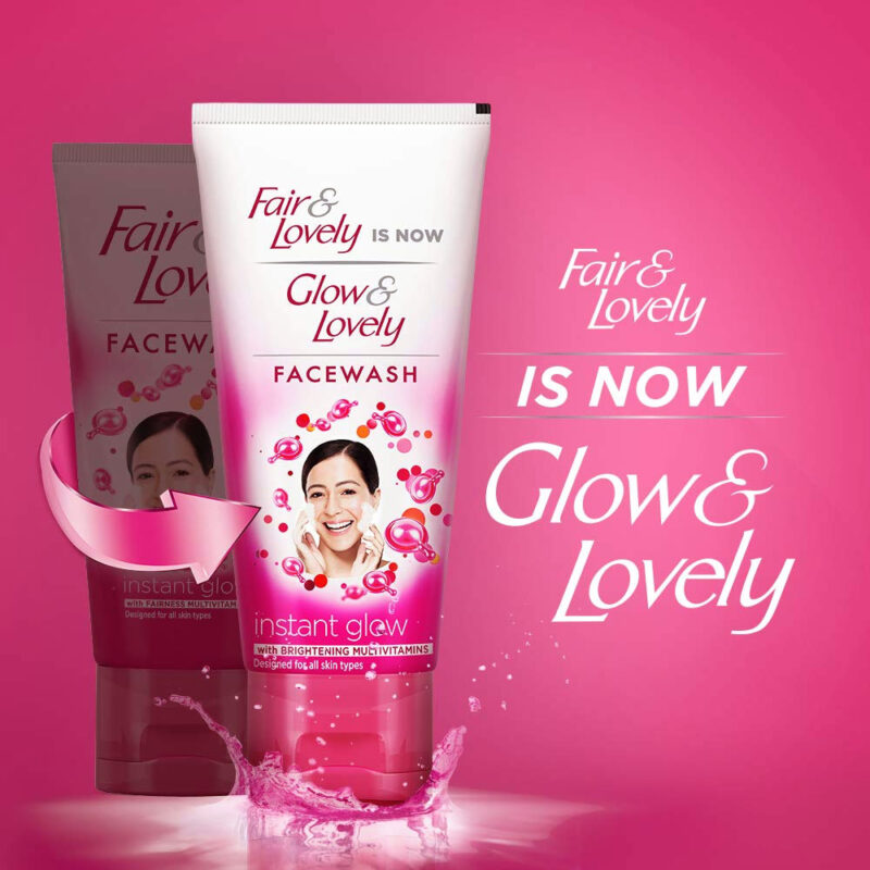 Fair & Lovely Is Now Glow & Lovely Insta Glow Face Wash (50gm)