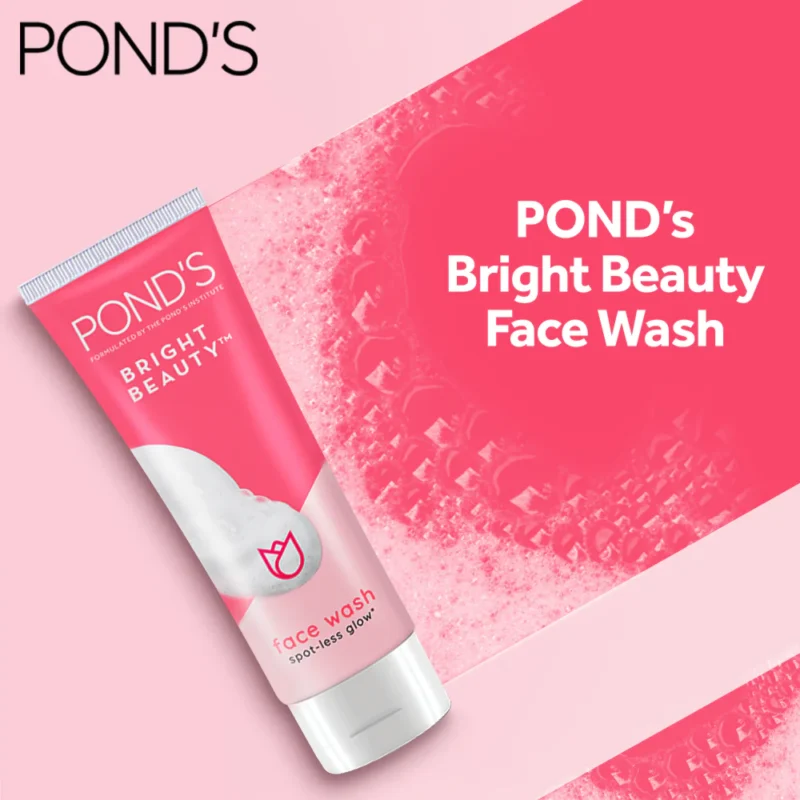 Ponds Bright Beauty Spot-Less Glow Face Wash (100gm)