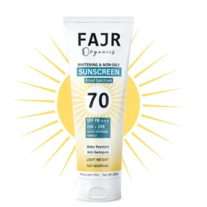 Fajr Organics Sunscreen SPF70 (100ml)