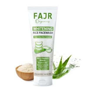 Fajr Organics Whitening Rice Face Wash (175ml)