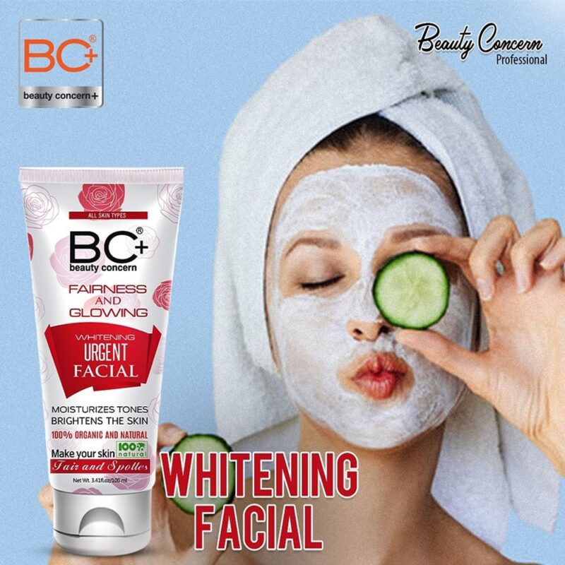 BC+ Beauty Concern Fairness & Glowing Urgent Facial (120ml)