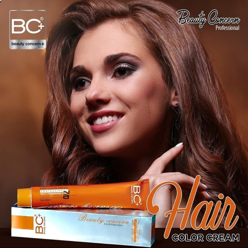 BC+ Beauty Concern Hair Color Cream + Developer (6.3 Medium Gold)