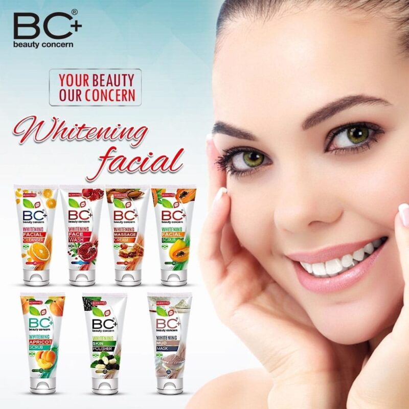 BC+ Beauty Concern Whitening Facial (200ml) Pack of 7