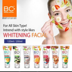 BC+ Beauty Concern Whitening Facial Kit (120ml) Pack of 7