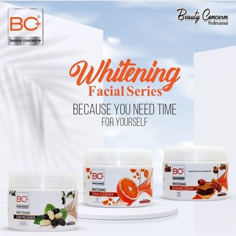 BC+ Beauty Concern Whitening Facial Series (500gm) Pack of 3 Combination-1