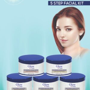 Glow & Clean 5-Step Facial Kit (Pack of 5 Jars)