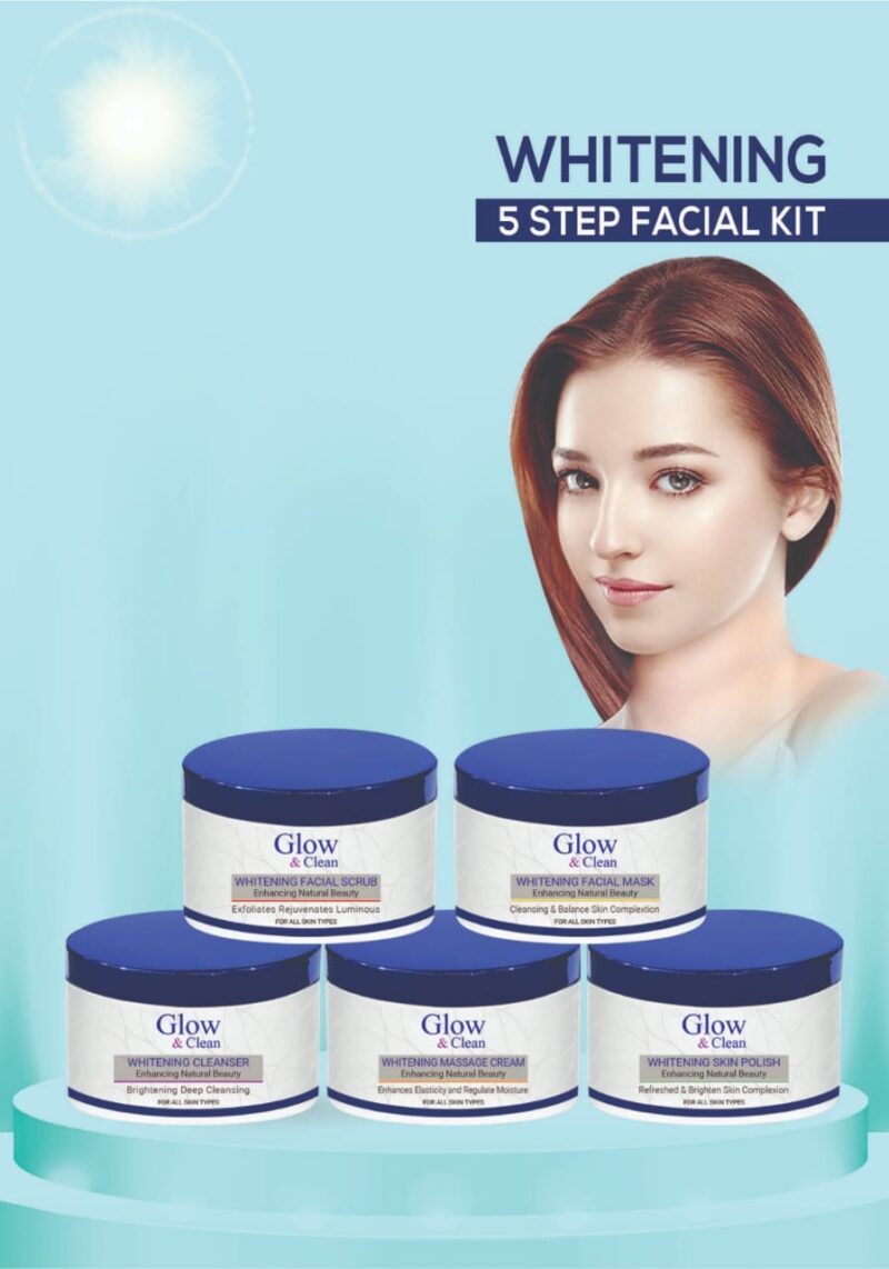 Glow & Clean 5-Step Facial Kit (Pack of 5 Jars)