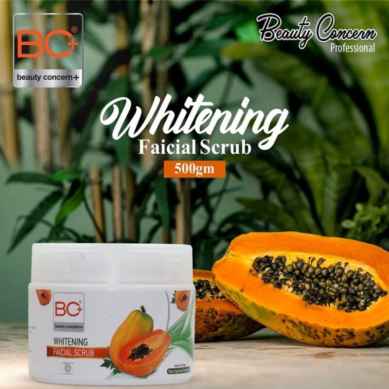 BC+ Beauty Concern Whitening Papaya Scrub (500gm)