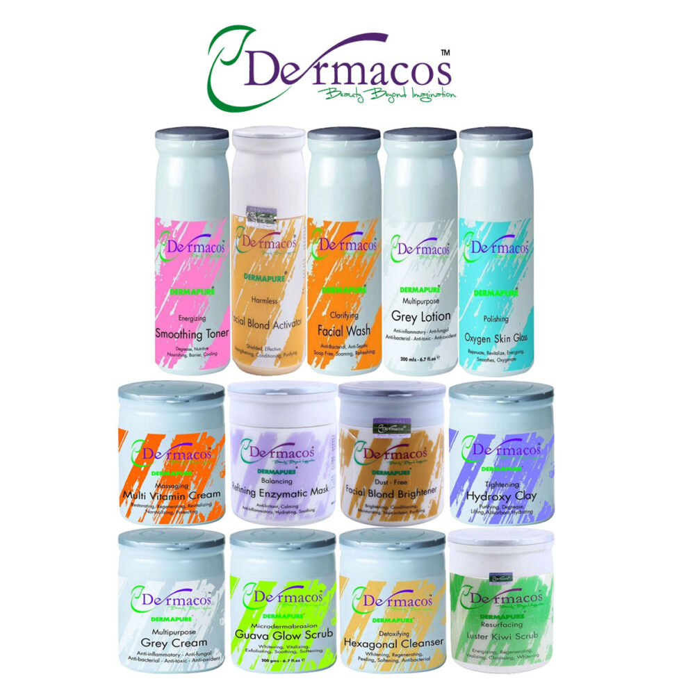Dermacos Complete Facial Kit (200gm Each) Pack of 13 Aleena Cosmetics