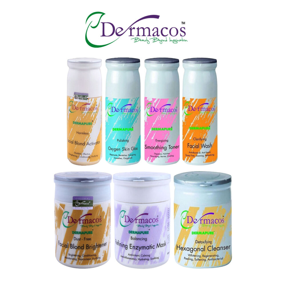 Dermacos Facial Kit (500gm Each) Pack of 7 Aleena Cosmetics