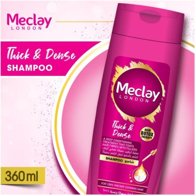 Meclay London Thick & Dense Shampoo (360ml)