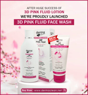 Derma Clean 3D Pink Fluid Lotion + Face Wash