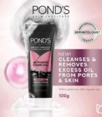 Ponds Bright Miracle Activated Charcoal Facial Foam (100gm)