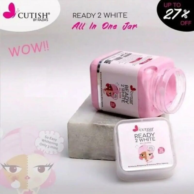 Cutish Ready To White All in 1 Facial Jar