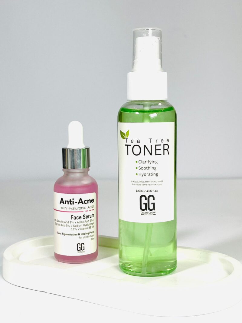 Green Glow Organics (Anti-Acne Serum & Toner Deal)