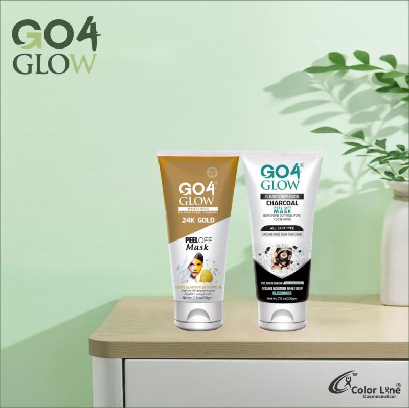 Go4Glow 24K Gold Mask & Charcoal Mask (Pack of 2)