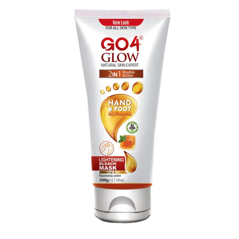 Go4Glow 2in1 Double Action Hand & Foot Bleach Mask (200gm)