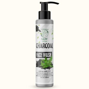 Glow Organic Activated Charcoal Face Wash (100ml)