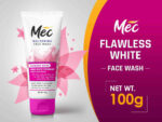 Mec Flawless White Face Wash (100gm)