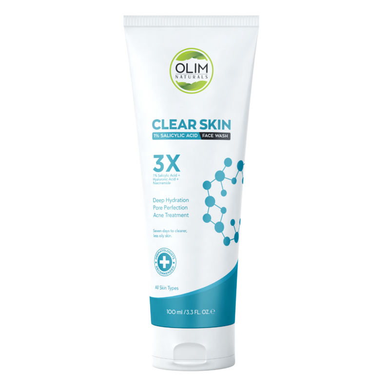 Olim Naturals Clear Skin 3X Face Wash (100ml)