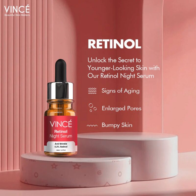 Vince Retinol Face Night Serum (30ml)