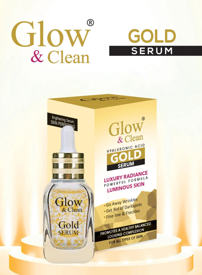 Glow & Clean Hyaluronic Acid Gold Serum (20ml)