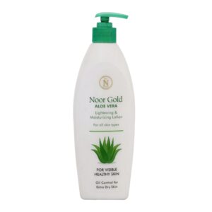 Noor Gold Cosmetics Aloe Vera Lightening & Moisturizing Lotion (460ml)