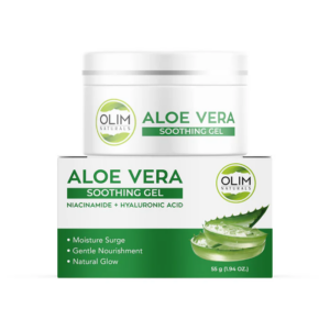 Olim Naturals Aloe Vera + Niacinamide + Hyaluronic Acid Moisturizing Gel (55gm)