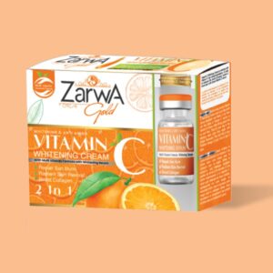 Zarwa Gold Cosmetics Vitamin-C Cream + Serum Formula Pack